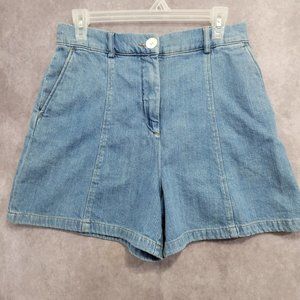 Zara Woman Super High Rise Denim Shorts size 6